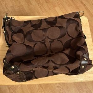 Coach satchel hobo bag - brown E0773-10620.